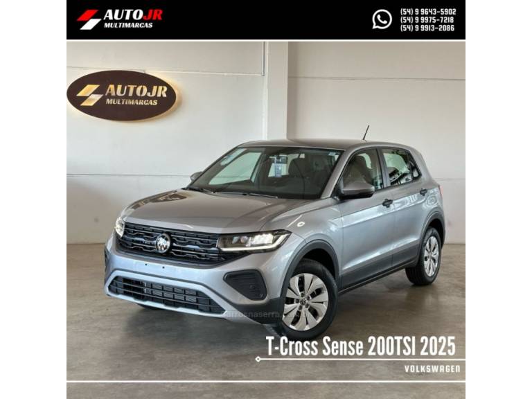 VOLKSWAGEN - T-CROSS - 2025/2025 - Prata - Sob Consulta