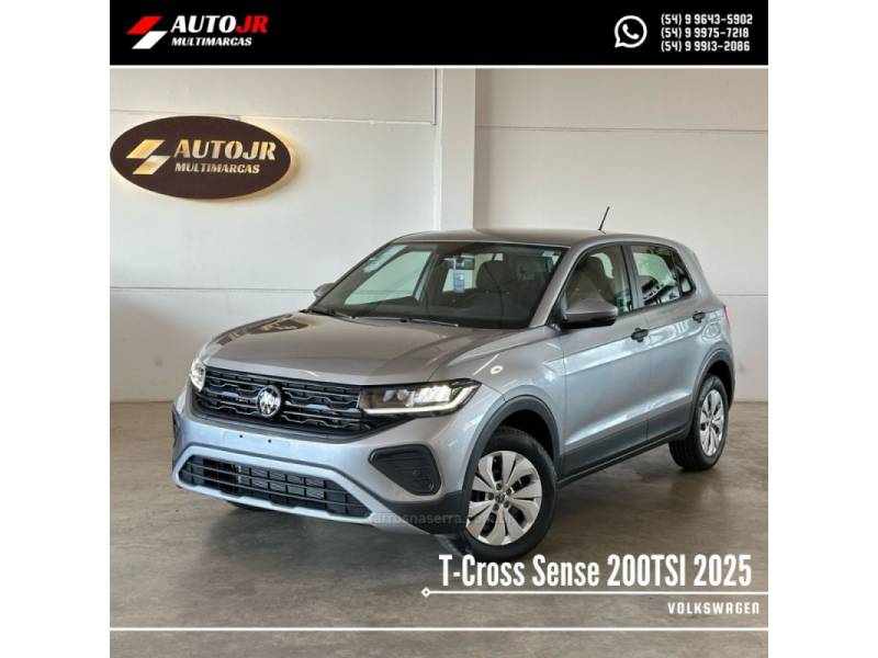 VOLKSWAGEN - T-CROSS - 2025/2025 - Prata - Sob Consulta