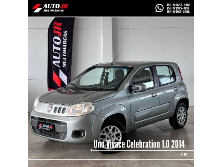 FIAT - UNO - 2014/2014 - Cinza - R$ 37.900,00