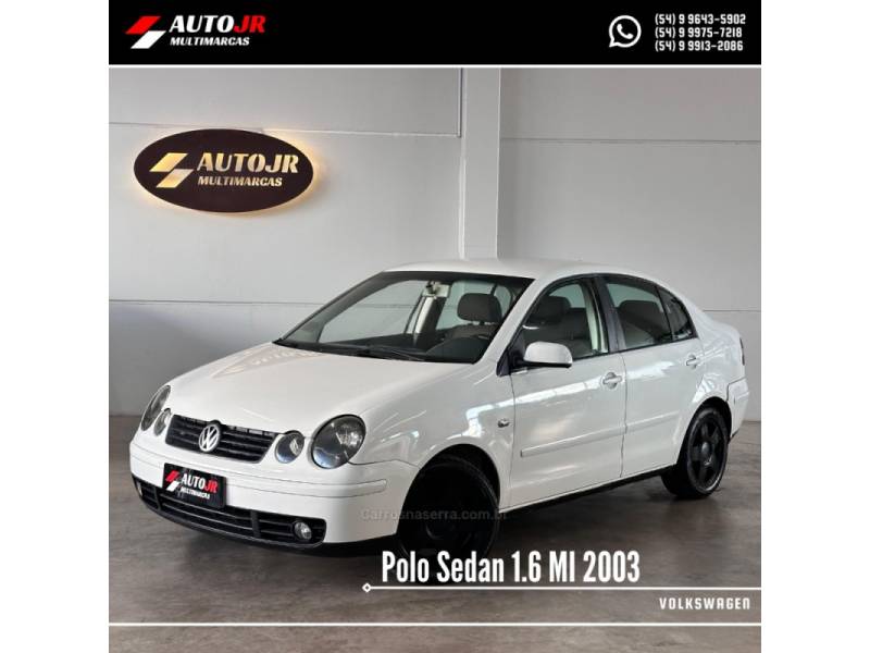 VOLKSWAGEN - POLO SEDAN - 2003/2003 - Branca - R$ 19.900,00